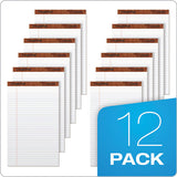 "the Legal Pad" Perforated Pads, Wide-legal Rule, 8.5 X 14, White, 50 Sheets, Dozen