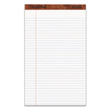 "the Legal Pad" Perforated Pads, Wide-legal Rule, 8.5 X 14, White, 50 Sheets, Dozen