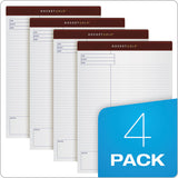 Docket Gold Planning Pad, Project Notes-quadrille Rule, 8.5 X 11.75, 40 Sheets, 4-pack