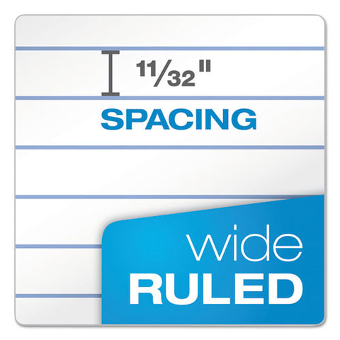 Reporter’s Notebook, Wide-legal Rule, White Cover, 4 X 8, 70 Sheets, 12-pack