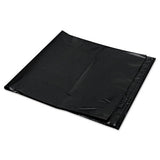 Low-density Can Liners, 56 Gal, 1.6 Mil, 43" X 47", Black, 100-carton