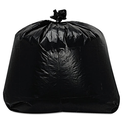 Low-density Can Liners, 56 Gal, 1.6 Mil, 43" X 47", Black, 100-carton