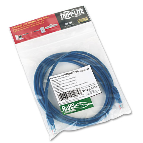 Cat5e 350mhz Molded Patch Cable, Rj45 (m-m), 7 Ft., Blue