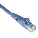 Cat6 Gigabit Snagless Molded Patch Cable, Rj45 (m-m), 7 Ft., Blue