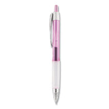 Signo 207 Retractable Gel Pen, Medium 0.7 Mm, Black Ink, Pink Barrel, 2-pack
