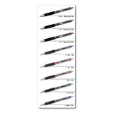 207 Signo Gel Ultra Micro Retractable Gel Pen, 0.38mm, Black Ink, Smoke Barrel