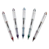 Vision Elite Blx Series Stick Roller Ball Pen, 0.8 Mm, Assorted Ink-barrel, 5-pack