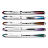 Vision Elite Blx Series Stick Roller Ball Pen, 0.8 Mm, Assorted Ink-barrel, 5-pack