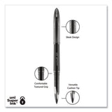 Air Porous Rollerball Pen, Medium 0.7 Mm, Black Ink-barrel, Dozen