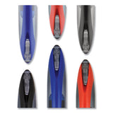 Air Porous Rollerball Pen, Medium 0.7 Mm, Blue Ink, Black Barrel, Dozen