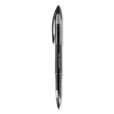 Air Porous Rollerball Pen, Medium 0.7 Mm, Blue Ink, Black Barrel, Dozen