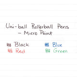 Stick Roller Ball Pen, Micro 0.5mm, Black Ink-barrel, 72-pack