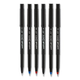 Onyx Stick Roller Ball Pen, Fine 0.7 Mm, Black Ink, Black Matte Barrel, 72-pack
