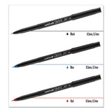 Onyx Stick Roller Ball Pen, Fine 0.7 Mm, Black Ink, Black Matte Barrel, 72-pack