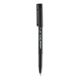 Onyx Stick Roller Ball Pen, Fine 0.7 Mm, Black Ink, Black Matte Barrel, 72-pack