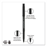 Onyx Stick Roller Ball Pen, Fine 0.7 Mm, Black Ink, Black Matte Barrel, 72-pack