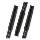 Onyx Stick Roller Ball Pen, Fine 0.7 Mm, Black Ink, Black Matte Barrel, 72-pack