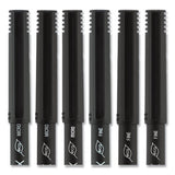 Onyx Stick Roller Ball Pen, Fine 0.7 Mm, Black Ink, Black Matte Barrel, 72-pack