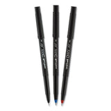 Onyx Stick Roller Ball Pen, Fine 0.7 Mm, Black Ink, Black Matte Barrel, 72-pack