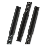 Onyx Stick Roller Ball Pen, Fine 0.7 Mm, Blue Ink, Black Matte Barrel, 72-pack