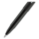 Onyx Stick Roller Ball Pen, Fine 0.7 Mm, Blue Ink, Black Matte Barrel, 72-pack