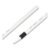 Emott Ever Fine Porous Point Pens, Fine 0.4 Mm, Assorted Ink, White Barrel, 40-set