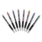 Signo 207 Retractable Gel Pen, 0.7 Mm, Blue Ink, Smoke-black-blue Barrel, Dozen
