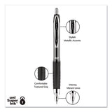 Signo 207 Retractable Gel Pen, 0.7 Mm, Blue Ink, Smoke-black-blue Barrel, Dozen