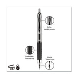Signo 207 Retractable Gel Pen, 0.7 Mm, Red Ink, Smoke-black-red, Dozen
