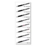 Signo 207 Retractable Gel Pen, 0.7 Mm, Red Ink, Smoke-black-red, Dozen