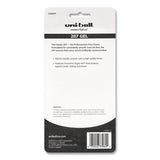 Signo 207 Retractable Gel Pen, 0.7 Mm, Black Ink, Translucent Black Barrel, 4-pack