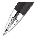 Signo 207 Retractable Gel Pen, Medium 0.7 Mm, Assorted Ink, Black Barrel, 8-set