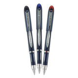 Jetstream Stick Ballpoint Pen, Fine 0.7 Mm, Black Ink, Black Barrel