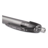 Power Tank Rt Retractable Ballpoint Pen, 1mm, Black Ink, Smoke-black Barrel, Dozen