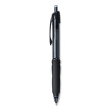 Power Tank Rt Retractable Ballpoint Pen, 1mm, Black Ink, Smoke-black Barrel, Dozen
