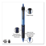Power Tank Rt Retractable Ballpoint Pen, 1mm, Black Ink, Smoke-black Barrel, Dozen