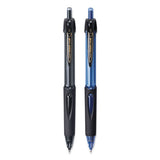 Power Tank Rt Retractable Ballpoint Pen, 1mm, Black Ink, Smoke-black Barrel, Dozen