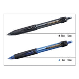 Power Tank Rt Retractable Ballpoint Pen, 1 Mm, Blue Ink, Translucent Blue Barrel, Dozen