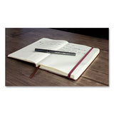 Deluxe Stick Roller Ball Pen, Micro 0.5 Mm, Black Ink, Metallic Gray Barrel, Dozen