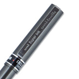 Deluxe Stick Roller Ball Pen, Micro 0.5 Mm, Black Ink, Metallic Gray Barrel, Dozen