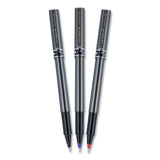 Deluxe Stick Roller Ball Pen, Micro 0.5 Mm, Black Ink, Metallic Gray Barrel, Dozen