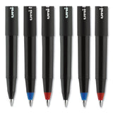 Onyx Stick Roller Ball Pen, Micro 0.5 Mm, Black Ink, Black Matte Barrel, Dozen