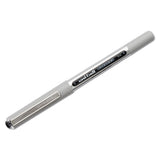 Vision Stick Roller Ball Pen, Fine 0.7 Mm, Black Ink, Black-gray Barrel, Dozen