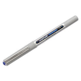 Vision Stick Roller Ball Pen, Fine 0.7 Mm, Blue Ink, Blue-gray Barrel, Dozen