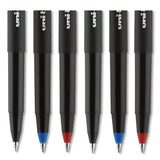 Onyx Stick Roller Ball Pen, Fine 0.7 Mm, Black Ink, Black Matte Barrel, Dozen
