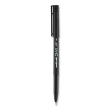Onyx Stick Roller Ball Pen, Fine 0.7 Mm, Black Ink, Black Matte Barrel, Dozen
