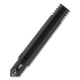 Onyx Stick Roller Ball Pen, Fine 0.7 Mm, Red Ink, Black Matte Barrel, Dozen