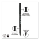 Onyx Stick Roller Ball Pen, Fine 0.7 Mm, Red Ink, Black Matte Barrel, Dozen