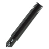 Onyx Stick Roller Ball Pen, Fine 0.7 Mm, Blue Ink, Black Matte Barrel, Dozen
