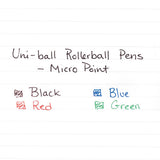Stick Roller Ball Pen, Micro 0.5 Mm, Black Ink, Black Matte Barrel, Dozen